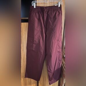 PINK Victoria's Secret Maroon Joggers